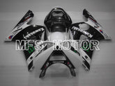 Kawasaki NINJA ZX6R 2003-2004 Injection ABS Fairing - Monster - Black White - MFS3713